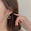 Fashion Black Square Dangle Earrings for Women Girl Gift Jewelry KTJ