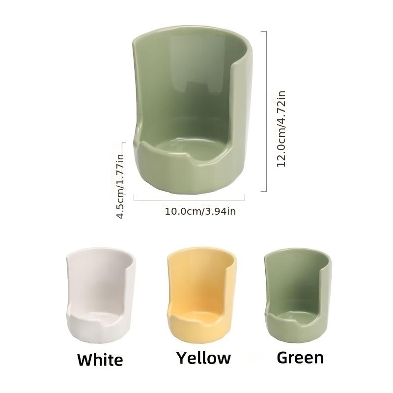 Ceramic Pot Lid Rack with Integrated Spoon, Knife . Chopstick Storage - Durable Kitchen Organizer for Home Cooks, Space Saving Design for Easy Access