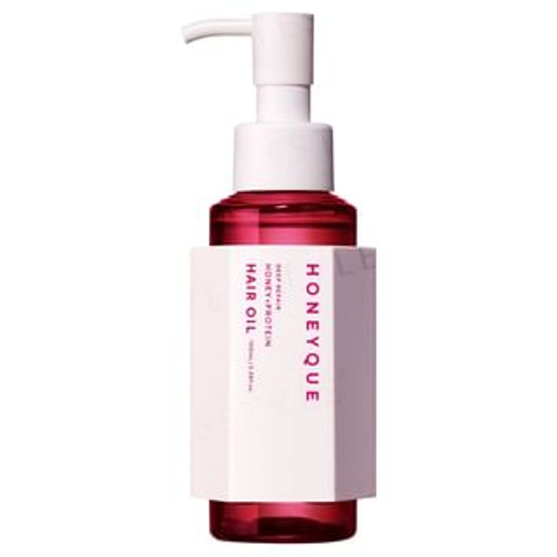 BOTTLE WORKS - Honeyque Deep Repair Honey + Protein Hair Oil Extra Moist Flare Pink Berry - 100ml - Limited Edition