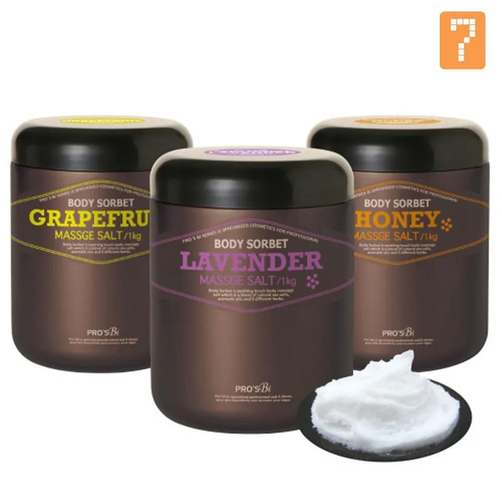 BODY SORBET Massage Salt 1kg / Salt Scrub Massage Skin Shop Massage Shop Salt Bath grapefruit