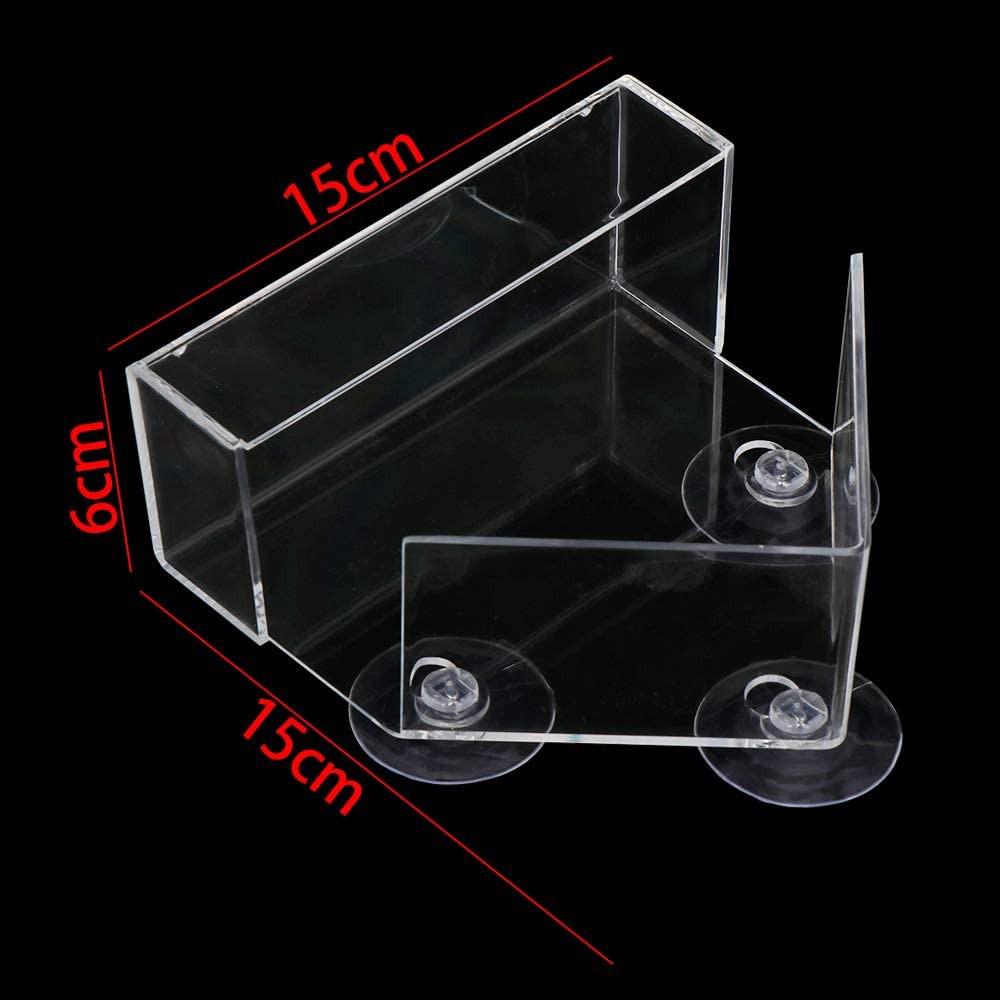 

Трикутна акрилова годівниця для птахів з плексигласу