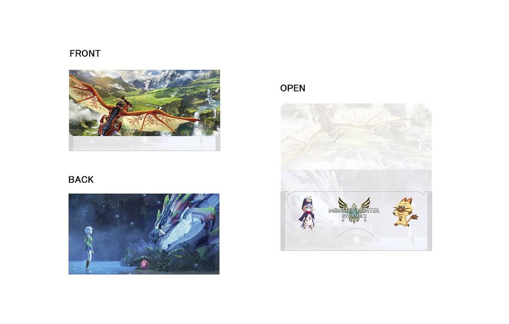 Monster Hunter Stories Wings of Ruin Switch Original Mask 2 - (Includes Case)