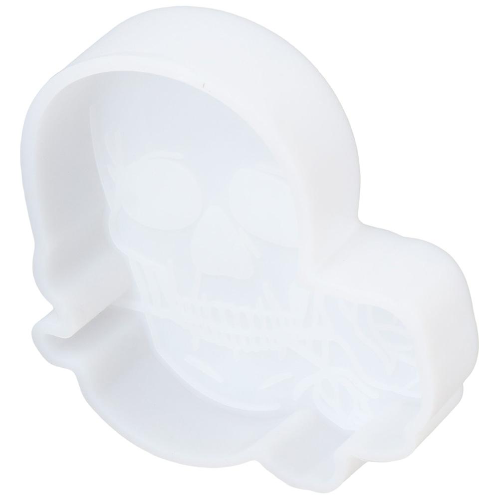 

Голова черепа с розой Автомобиль Freshies Силиконовая смола Домашний декор DIY Подарки Искусство