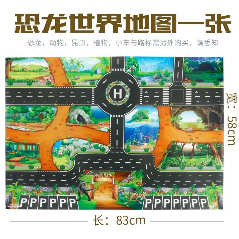 Детские обучающие пособия Карточки для изучения знаний 12 Ручная роспись Динозавры Морские животные Наука и образование Модели Игрушки 1Pcs