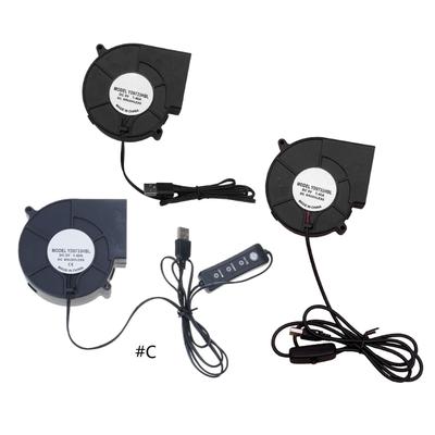 Ventilateur Souffleur USB Multifonction Économe en Énergie 5V Pour Poêle de Maison & Refroidissement Électronique 3600 tr/min Ventilation Intérieure Extérieure