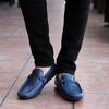 Herren Mokassins Fahrschuhe Freizeitschuhe Lederschuhe