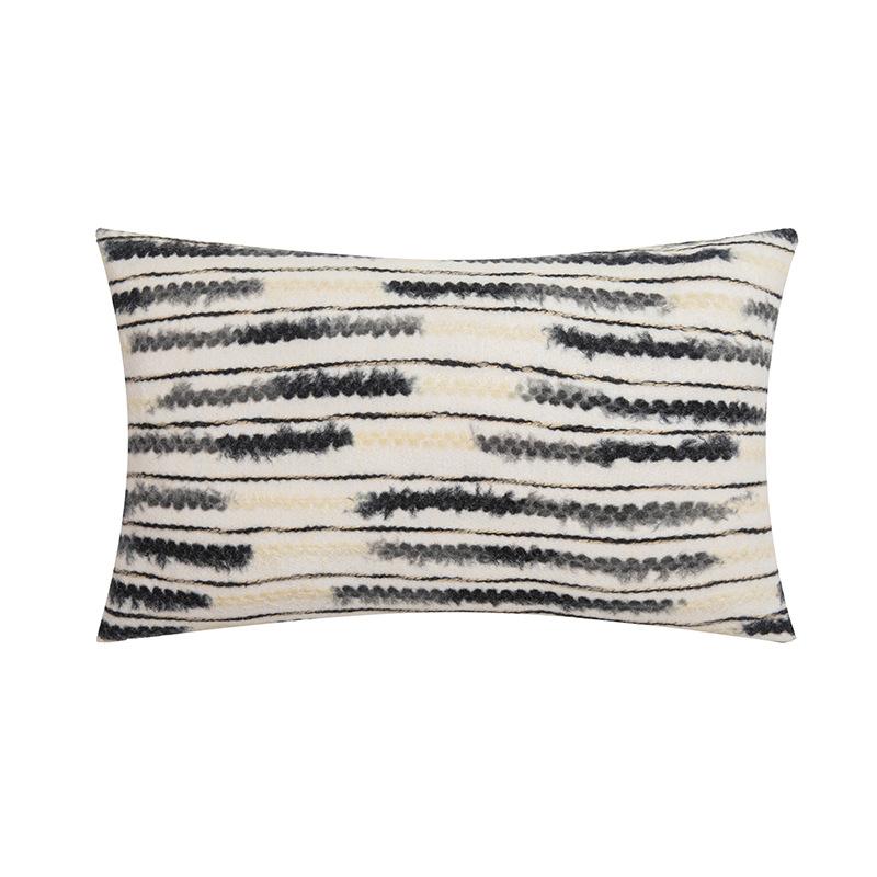 Nordisch Ins Kleiner Duftender Stil Kissenbezug Musterzimmer Gestrickte Wolle Kissen Büro Taille Gegen Schlafzimmer Nachttisch Rücken