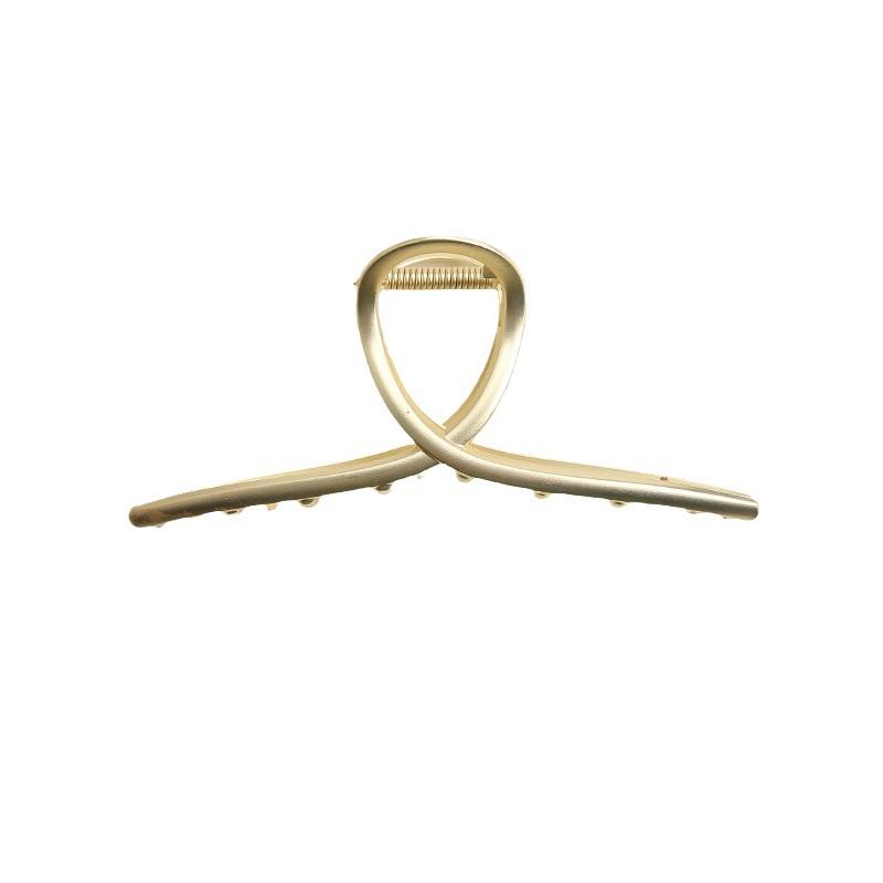 Large Metal Shark Hair Claw Clip – Korean Style Celebrity Hairpin