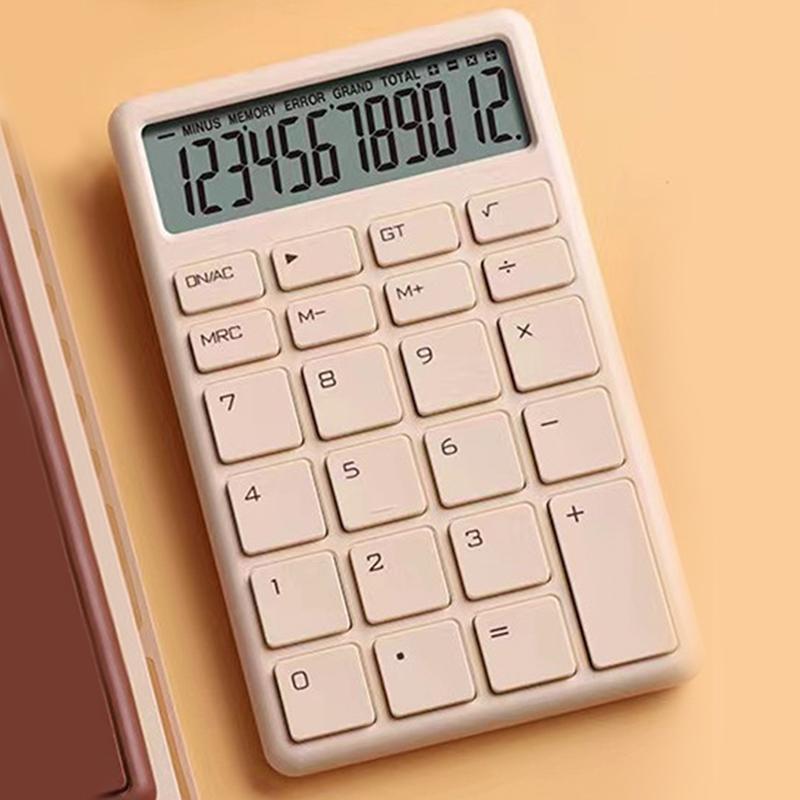 

Калькулятор 12-значный солнечный электронный калькулятор с двойным источником питания для домашнего офиса, школы, инструменты финансового учета