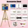 Portable Magic Mirror Photo Booth, 15.6-inch Touchscreen SLR Camera Photo Booth, shipped from the EU with flight case, suitable
