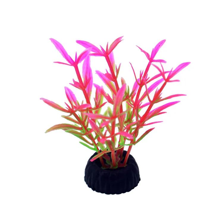Artificial Aquarium Decorative Aquatic Plants Simulation Water Weeds Ornament Fish Tank Grass Decoration Accessories