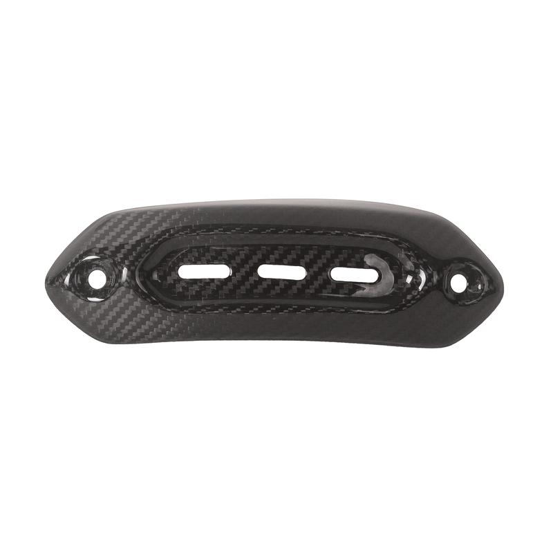 MOTO4U Real Carbon Fiber Exhaust Cover Protector HeatShield For DUCATI Hypermotard 950 939 821 RVE SP Accessories Modified Parts