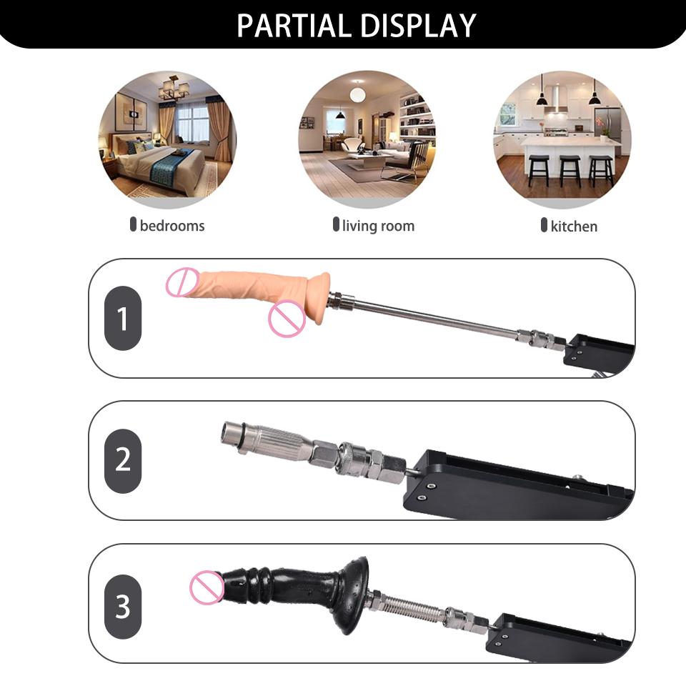 Sex Machine ROUGH BEAST Remote Control Quiet 360 Agree Adjustable Masturbation Machine for Women Men