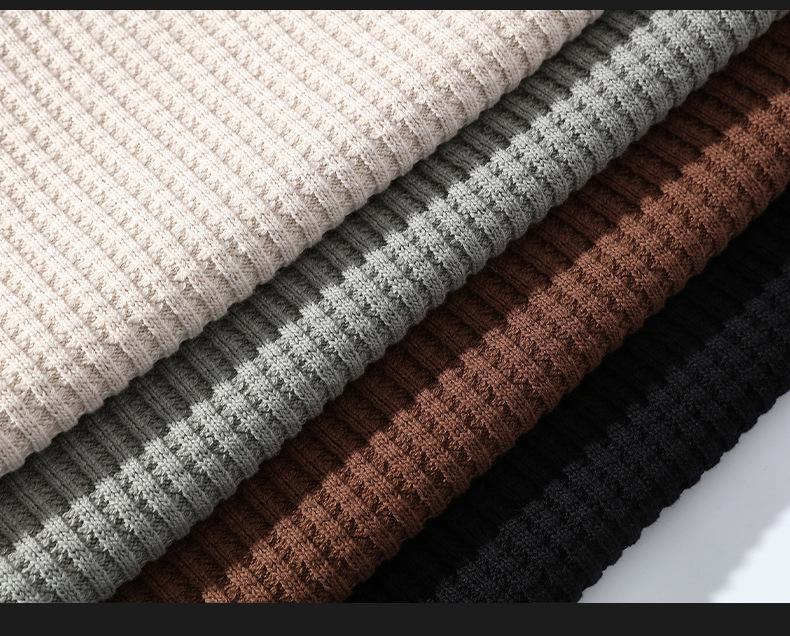 Men's Trendy Korean Style Thick High-Neck Sweater for Autumn/Winter