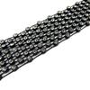 Les Trésors De Lily [P4844] - Designer Choker 'Sissi' White Black - 2.5 Cm