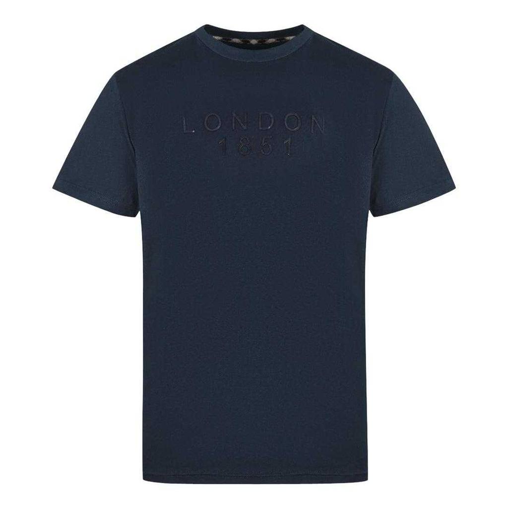 Aquascutum Mens London 1851 Logo Taped T-Shirt