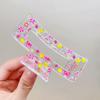 New Women Print Flower Hair Claw Tough Colorful Plastic HairClip Large Size Hair Clamps Crab Hairpin Hair Accessories Girl Gift