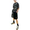 Anta X Smileyworld Co-Branded Life Series Pattern Full Print Drawstring Elastic Loose Shorts Men Bottoms Black 152328327-1