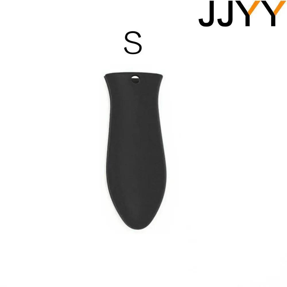 JJYY Pot Holder Handle Anti Slip High Temperature Resistance Potholder Silicone Skillets Grip Cover Anti-scald Kitchen Gadgets
