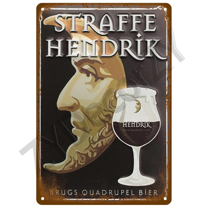 Beer Tin Sign Retro Wall Plaque Art Club Pub Bar Poster Home Decor Metal Sign Wall Decorations Vintage Cafe Mural Plate Brand