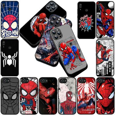 Phone Cover for Motorola Moto G22 G23 G32 G53 G60 G72 G64 G20 G8 G9 Plus Power E13 E20 E32 Case Spiderman Marve Spider Man