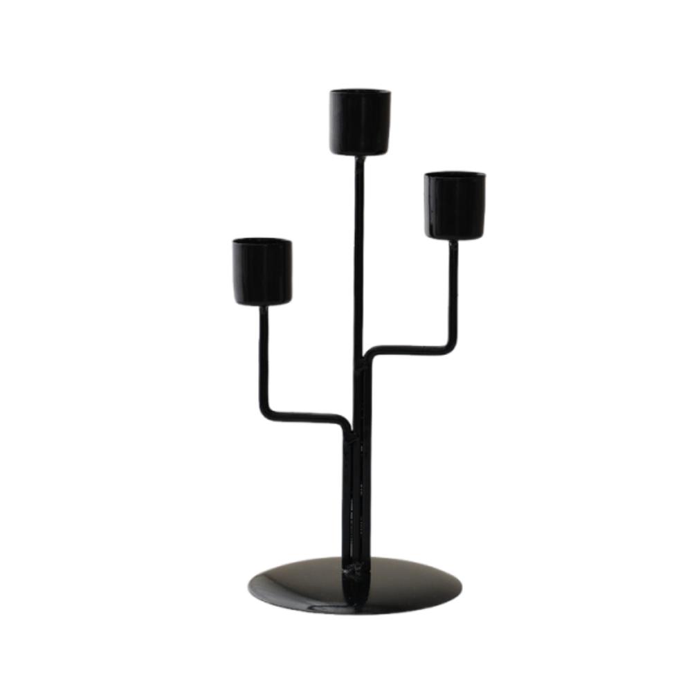 Romantic Candle Holder European Style Iron Candles Stand Long Candle Candlestick  Photo Props