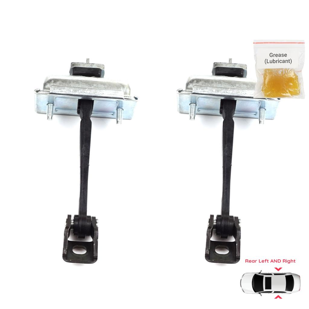 BDP1233-1 2 Pieces Rear Left AND Right Door Catch Hinge Brake Stop Check Strap Limiter for Vauxhall Opel Corsa D S07 2006-2014 13181961