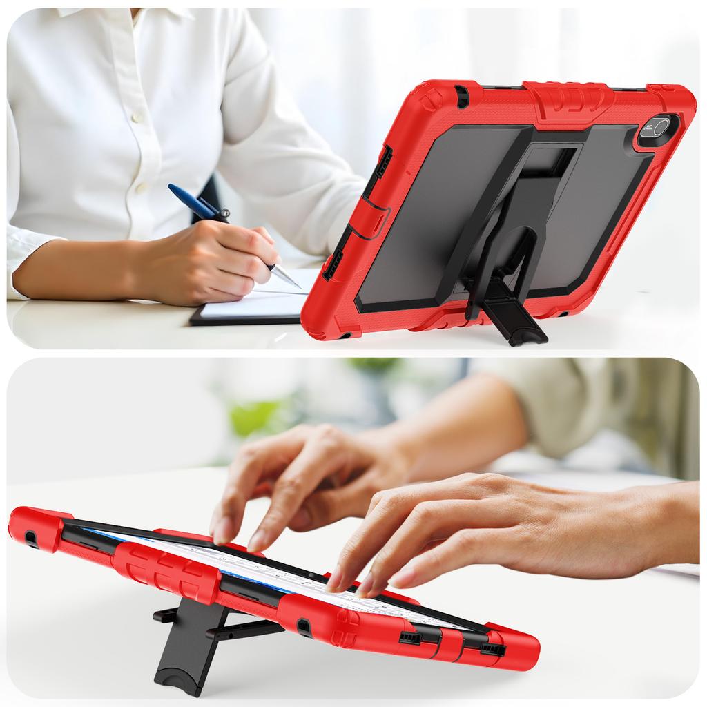 For Huawei MatePad SE 11 Case Kickstand PC + Silicone Shockproof Tablet Cover with Shoulder Strap