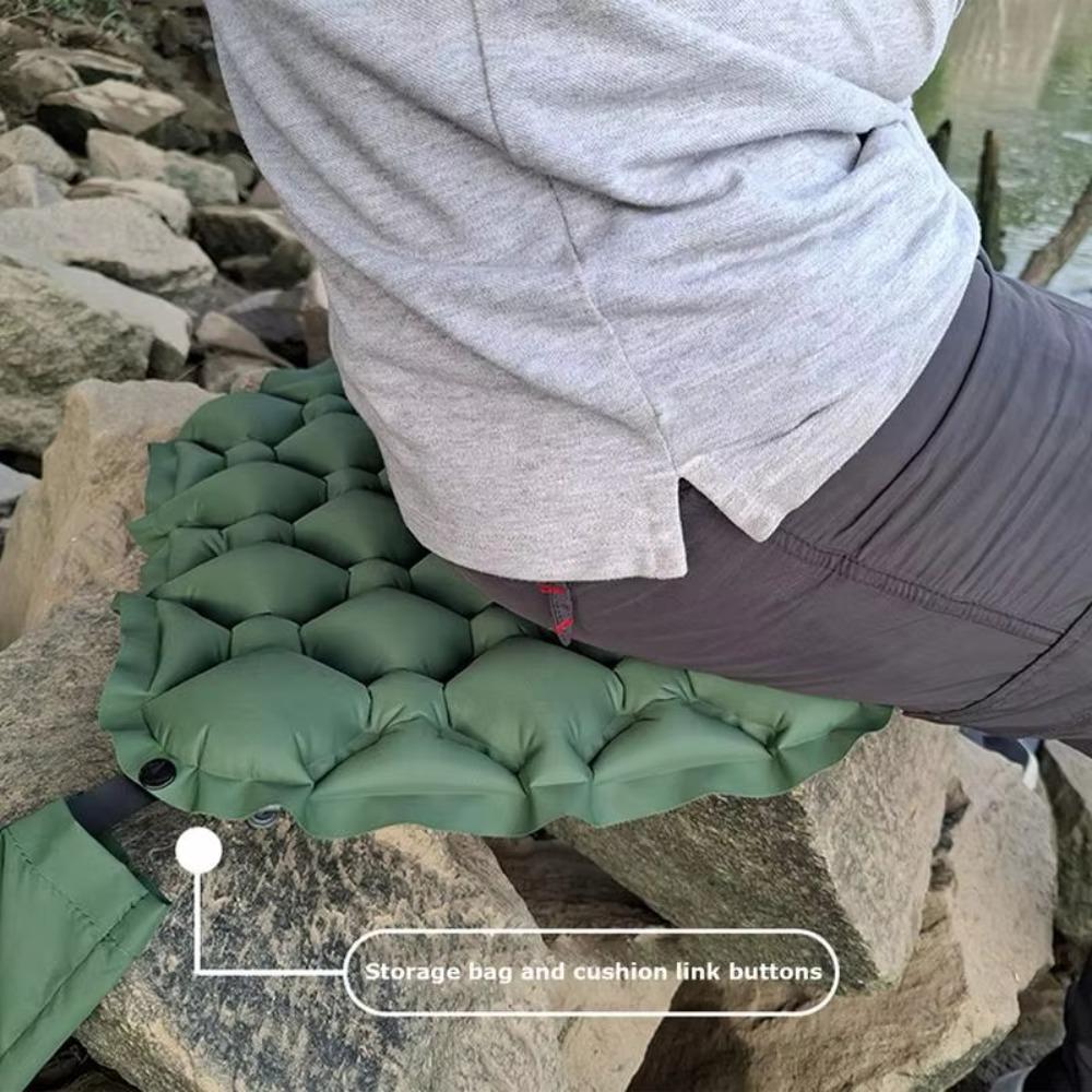 Moisture and Water Resistant Inflatable Seat Cushion Lightweight Chair Cushion Seat Pads  Camping