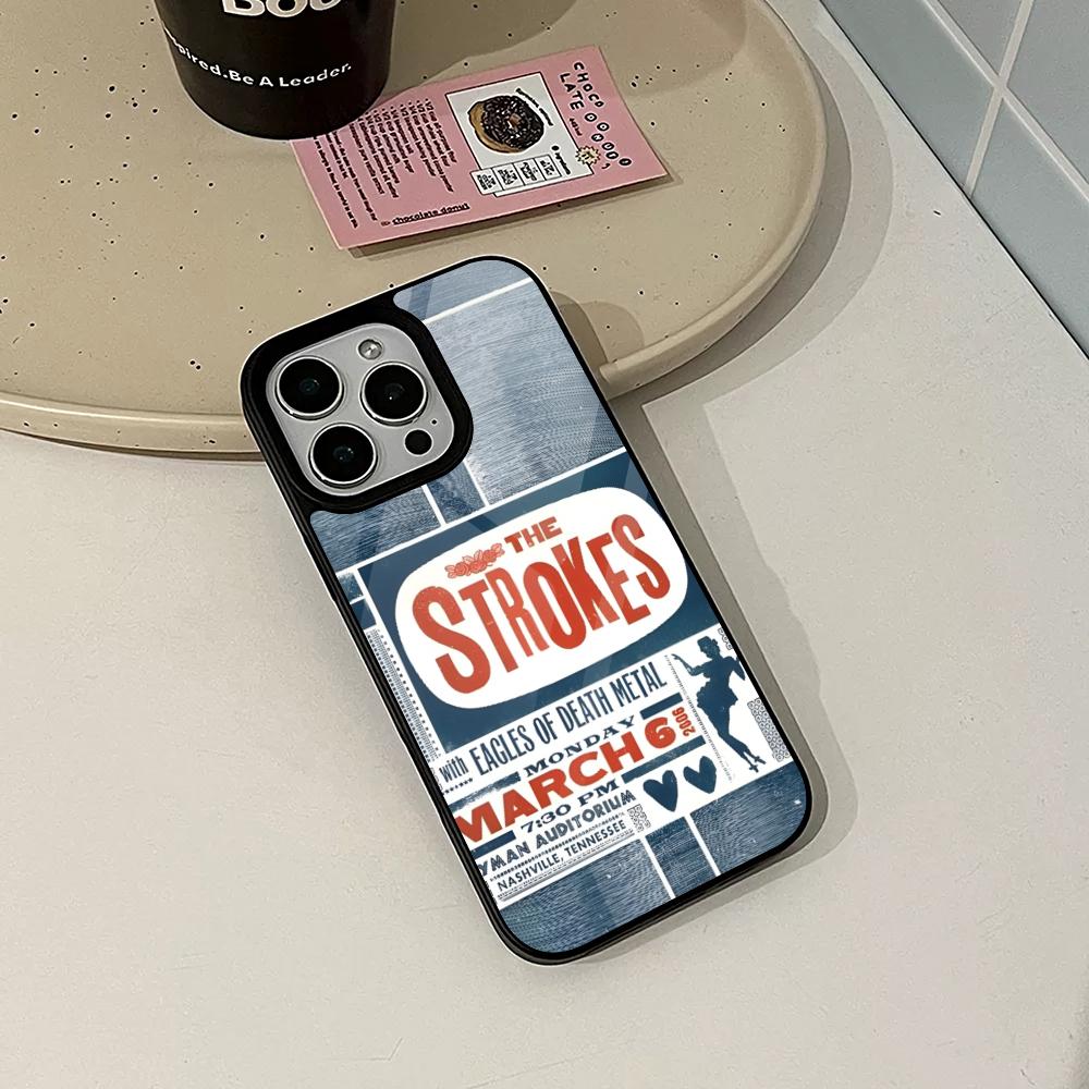 

The Strokes Phone Case for Iphone 17 16 15 14 Air 13 12 11 Pro Max Mini Plus Fundas Shell PC+TPU Cover iPhone 16