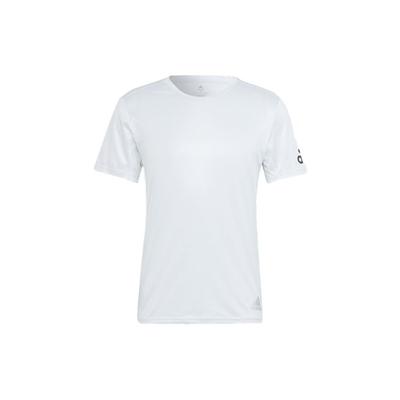 Round Neck Solid Color Short Sleeve T-Shirt Men Tops White HB7471