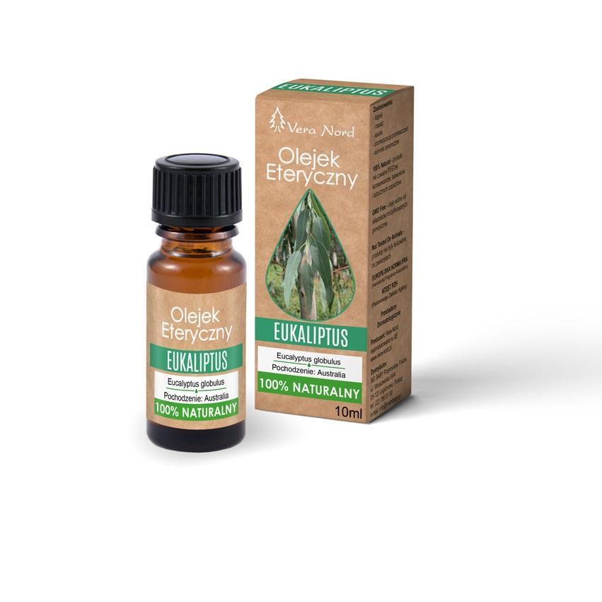 Vera Nord Pure Eucalyptus Essential Oil 10ml - Premium Therapeutic Grade for Relaxation and Wellness Enhancement
