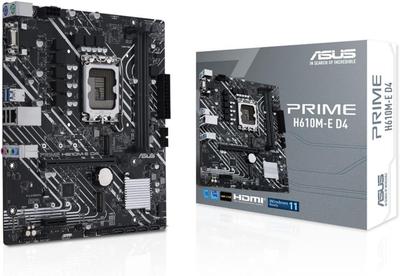H610M-E D4 Intel 14., 13. und 12. Generation CPU Kompatibel LGA1700 H610 DDR4 mATX Motherboard [Gebraucht]