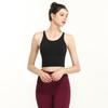 Women's Shockproof Criss-Cross Back Sports Bra – Dry, Refreshing, Push-Up Design for Outdoor Yoga