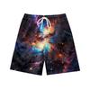 Europäische Und Amerikanische Dunkle Natürliche Blitz Element Herren Freizeitshorts Strandhose