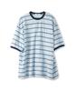PARTIMENTO Vintage Surf Stripe Tee Vintage Sky
