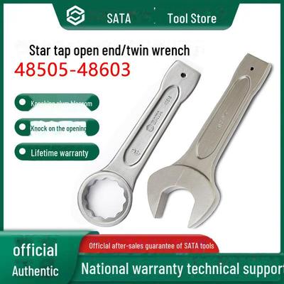 Shida Tools Heavy-Duty Percussion Open-End Plum Wrench Series 48603-48607, 48512 - Special Offer