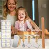 B97A-Set da 8 Pezzi per Ravioli Include Pressa Ravioli Raschietto per Impasto Maker Ravioli Tagliapasta
