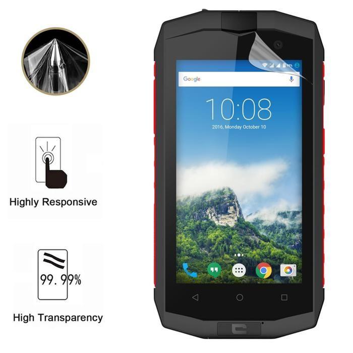 Displayschutzfolie - Phonillico - Crosscall Trekker M1 Core - 2er-Pack - Kratzfest - Ultradünn