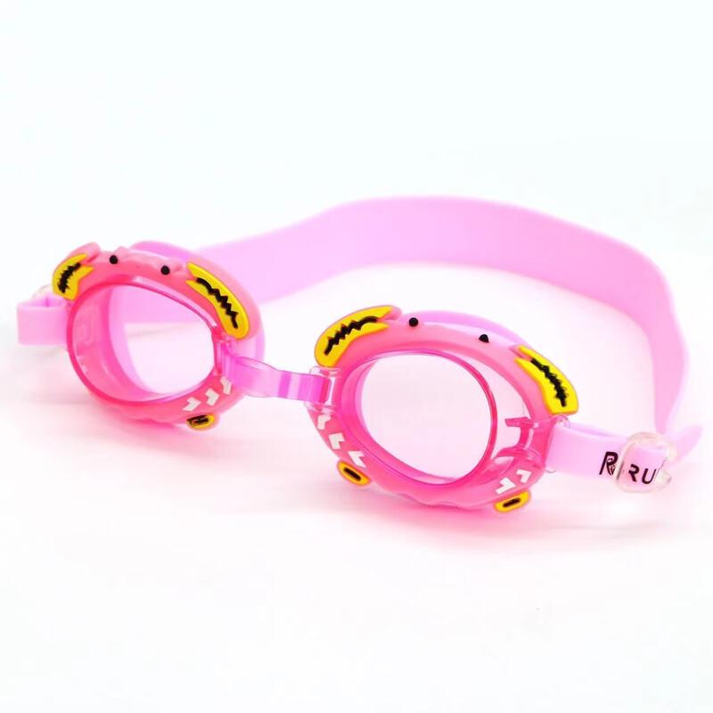 Cute Crab Kids Waterproof Swimming Goggles