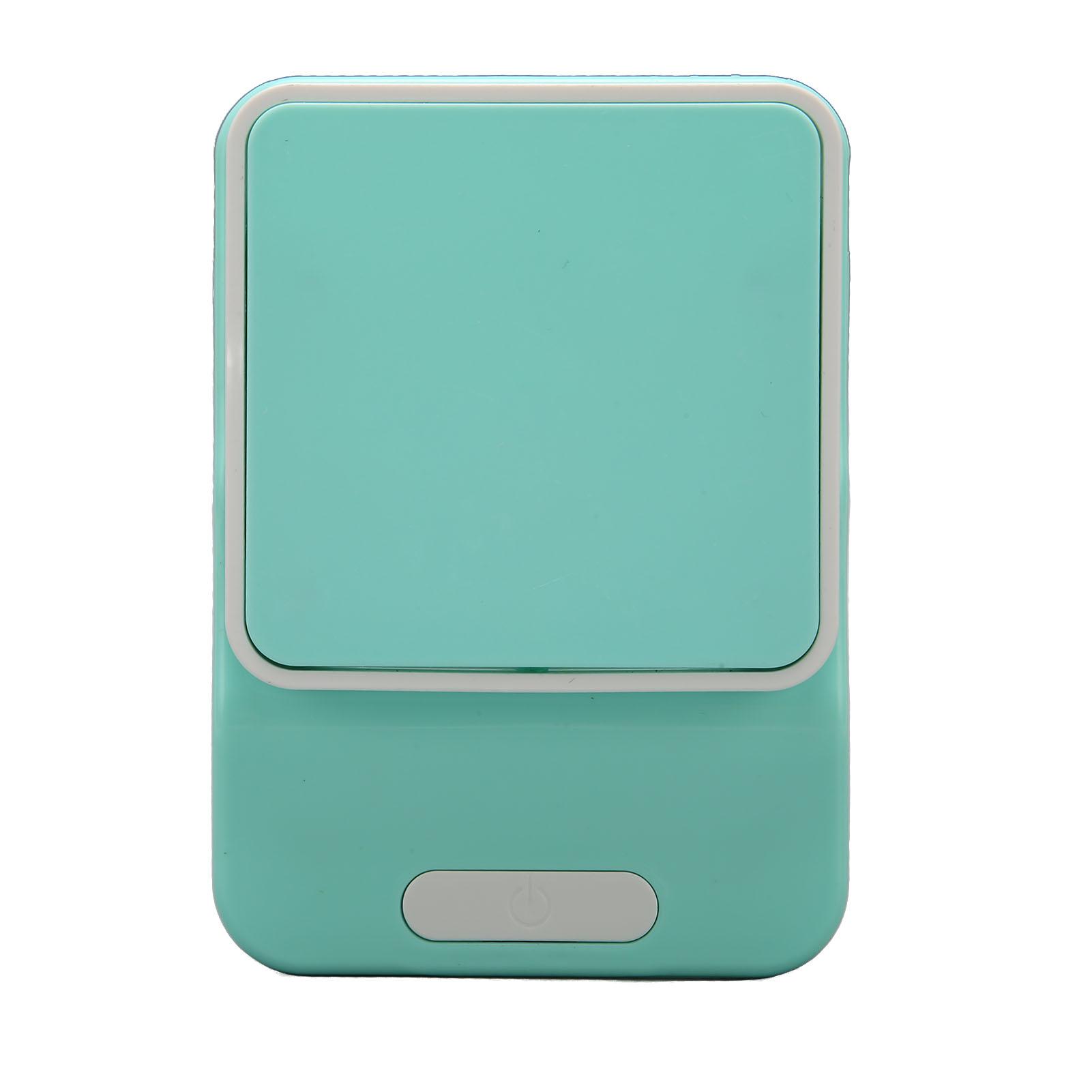 

Ожерелье-вентилятор, 3 режима скорости, USB-зарядка, низкий уровень шума, USB-зарядка, простое управление, мини-настольный вентилятор для дома синий