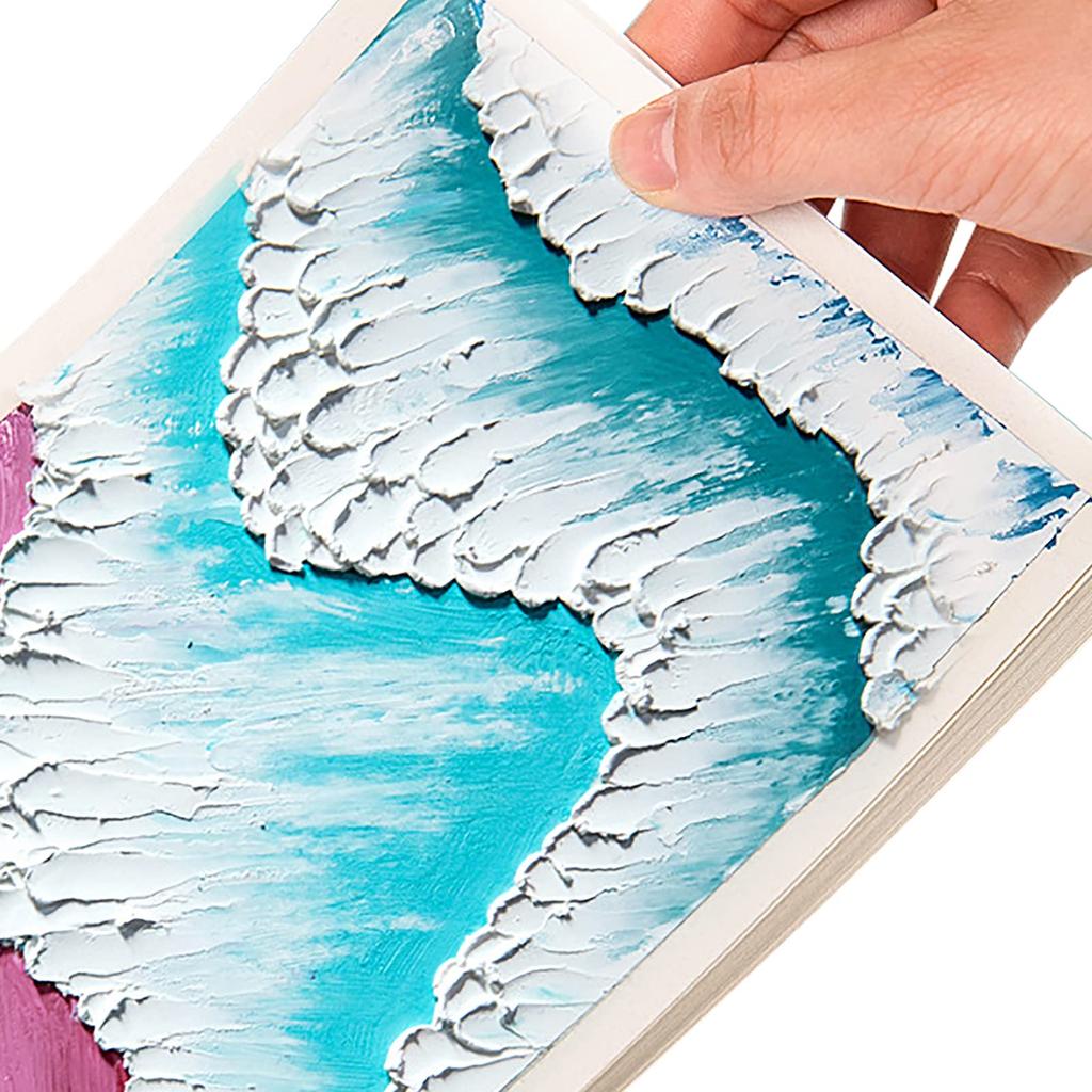 [50 Blatt] Ölpastellpapier, A4-Format, Zeichenpapier, für Aquarell, Skizzieren, Ölmalerei usw.. Geeignet für Ölpastellstifte, Wachsmalstifte, Buntstifte