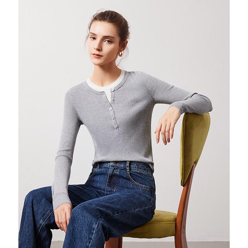 Navigare Women's Long Sleeve Round Neck Sweater 2334004501