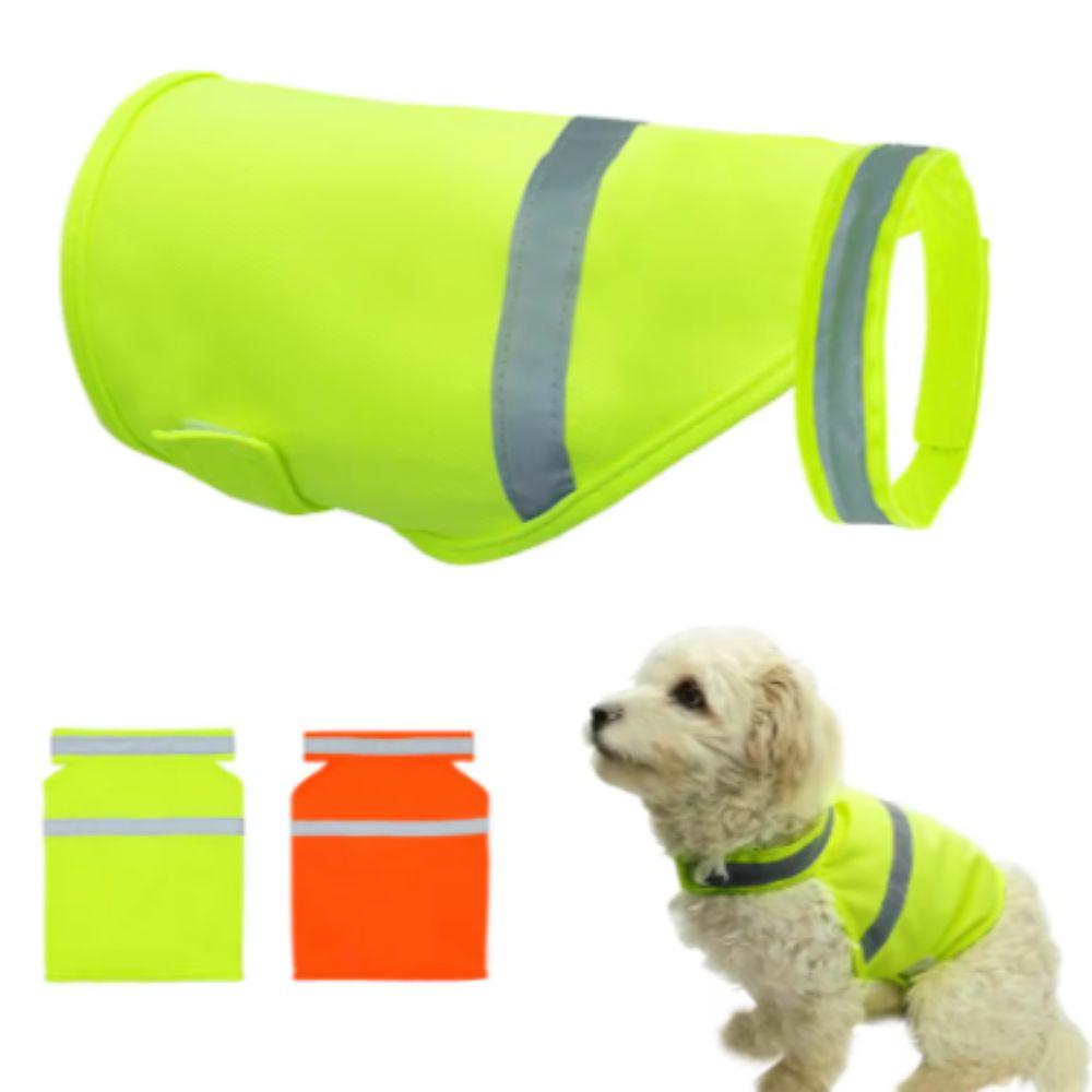 Adjustable Dog Safety Vest Reflective Pet Fluorescent Clothes Puppy Visibility Jacket  Running