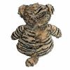 Stuffed Tiger Dog Chew Toy Boredom Reduction Squeaky Tiger Plushie Handmade Soft Dog Teething Interactive Forest Animal Toy Pet Supplies