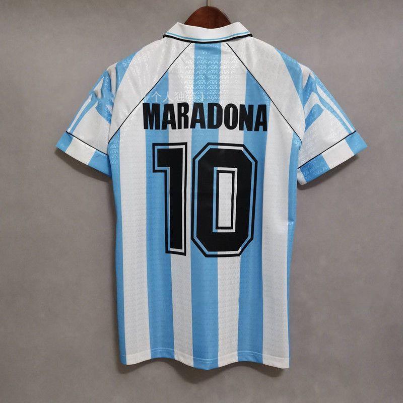 Classic Retro Football Jersey National Team Player Printing AC Milan Spain Argentina Juventus Manchester United Cycling Sportswear