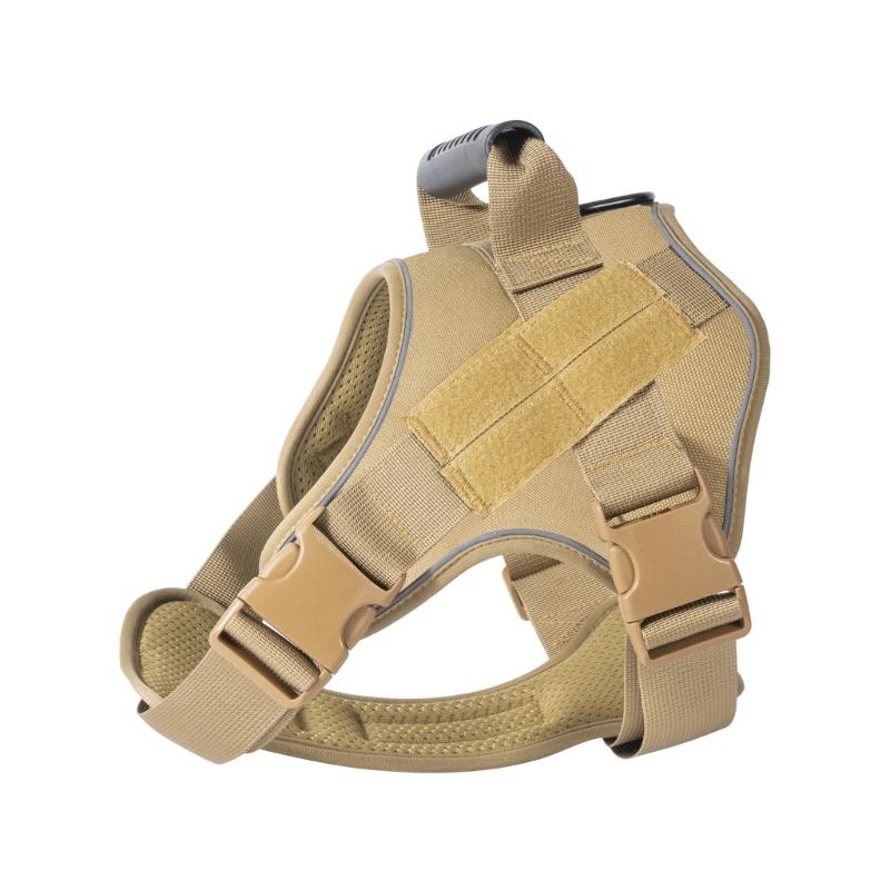 Dog Harness Soft Padded Dog Vest Tacticals Style Adjustable Strap  for Daily Walking Hiking and  Training