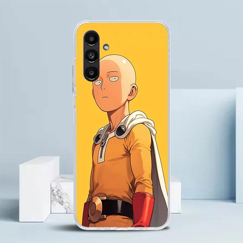One P-Punch-Man Saitama King Phone Case For Samsung Galaxy A17 A37 A57 A16 A15 A14 A13 A56 A55 A54 A53 A36 A35 A34 A33 A26 A25 A