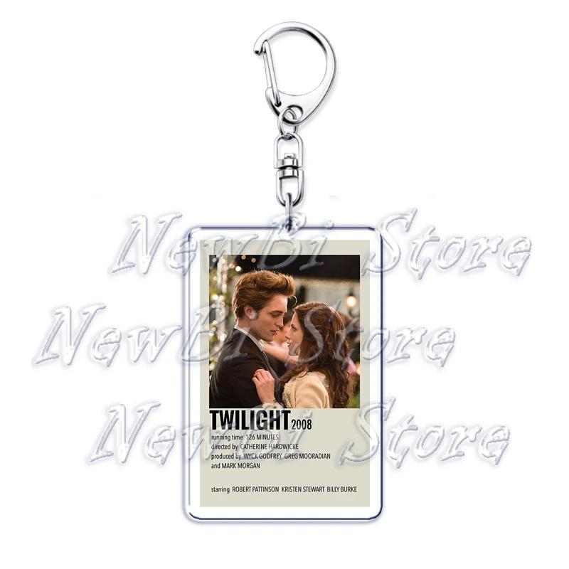 The Vampire Diaries Twilight Keychain for Accessories Damon Stefan Salvatore Elena Bella Swan Edward Cullen Key Chain Keyring
