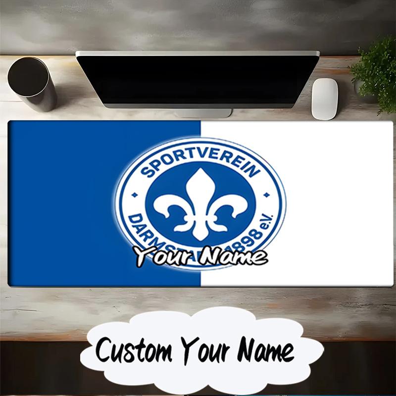 Custom Name Mouse pad Sport Darmstadt Mouse pad, Gaming Mouse Pad, keyboard pad, Desk Decor for computer notebook Fan Birthday Gift